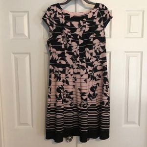 ELLE PINK/BLACK DRESS